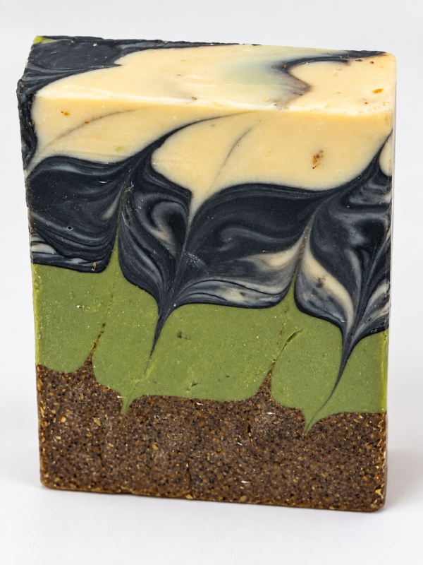 Savon Éclat Végétal artisanal vue rapprochée