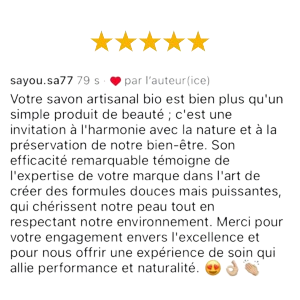 avis client corpsacoeur-naturel, site de savons naturels, 7