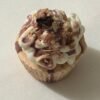 Savon Cupcake Rose de Soie artisanal, vue de dessus